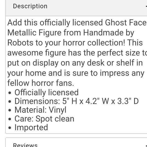 Homemade By Robots Ghost Face Scream 008 Knit Series Collectible - Picture 6 of 7